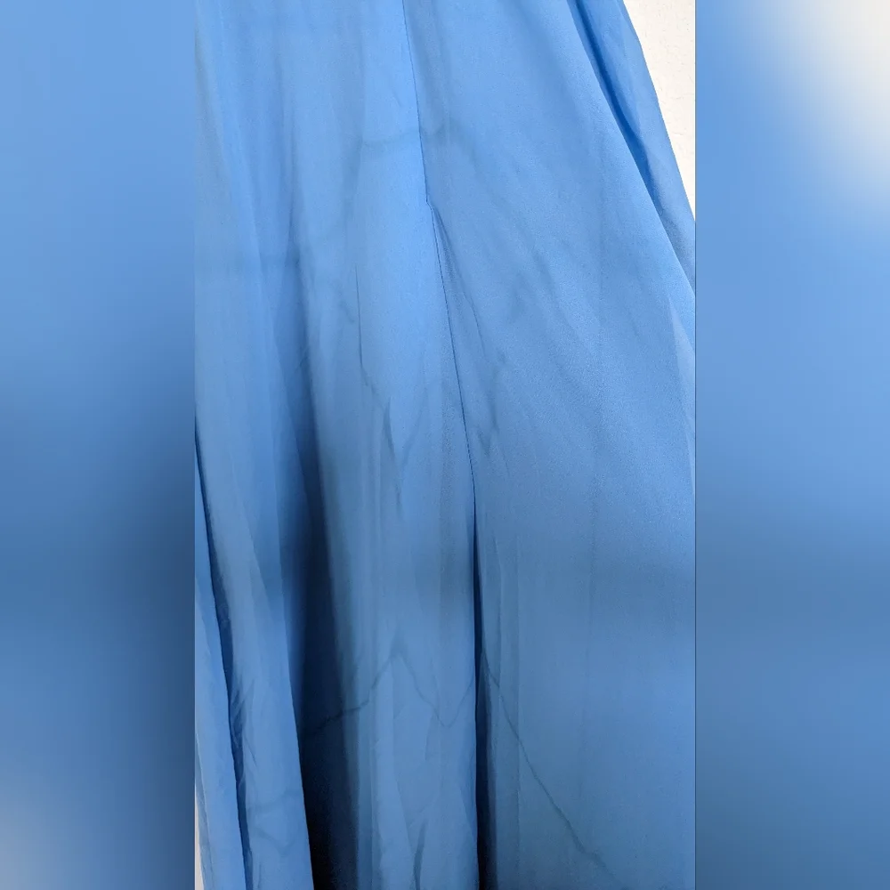 AW Carmel Bridesmaid Prom Formal Special Occasion Wedding Guest Dress, 0, Blue - Picture 6 of 8